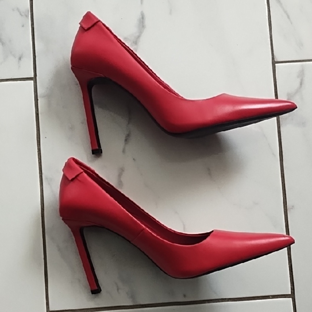 Zara Bold Red Heels